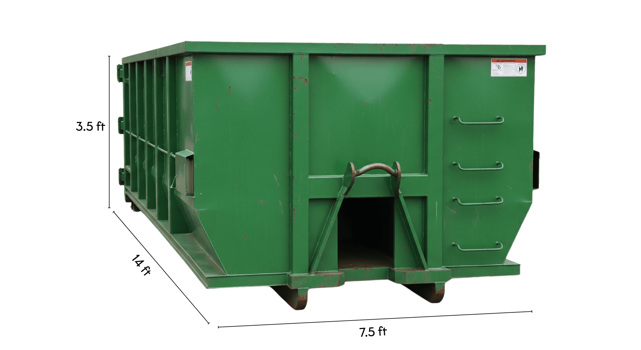 10 Yard Dumpster roll-off container