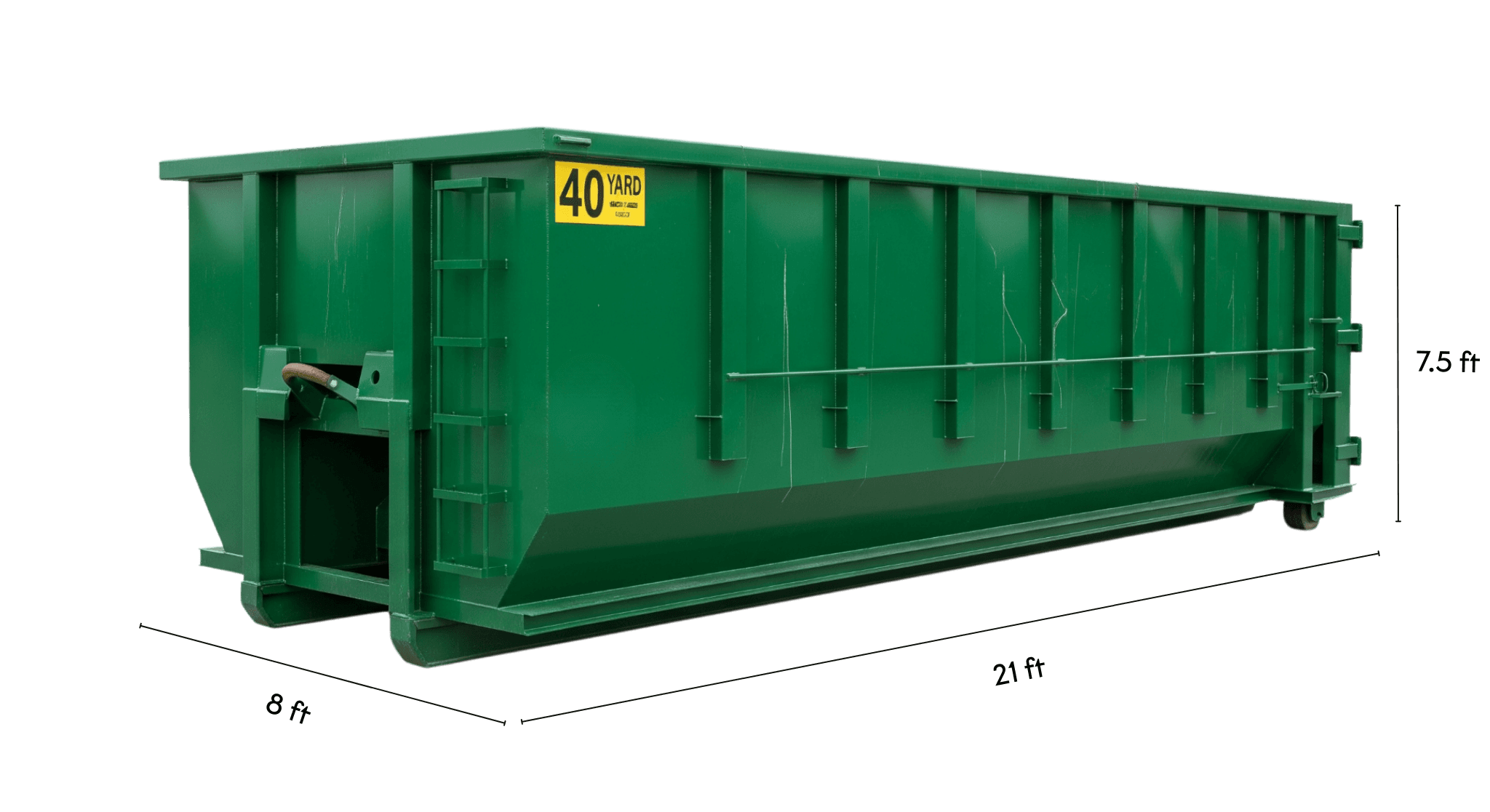 40 Yard Dumpster roll-off container